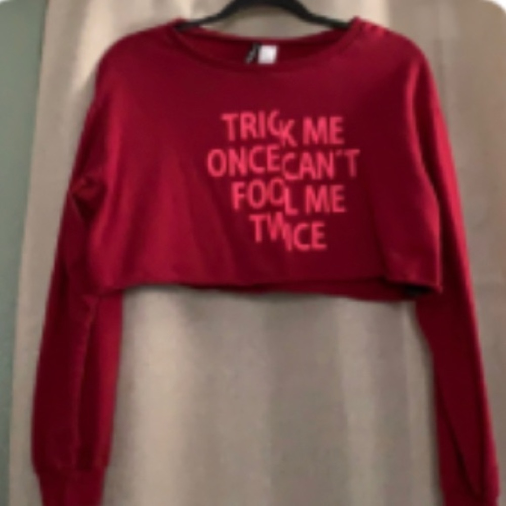 H&M cropped sweater